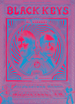 Picture of Red Psychedelic Black Keys