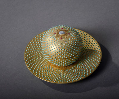 Picture of Covered Inkwell with Stand