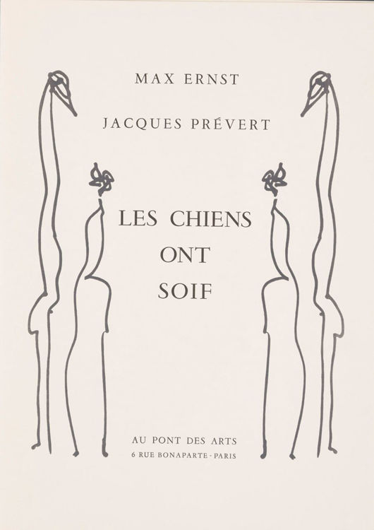 Picture of Jacques Prevert, Les Chiens ont Soif