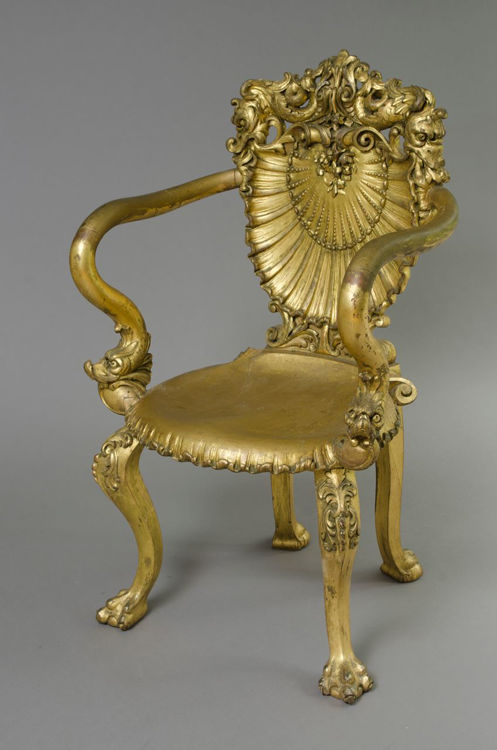 Picture of Armchair with Gilt Wood