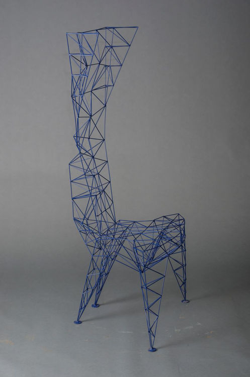 Picture of Cappellini Pylon Chair - Silver