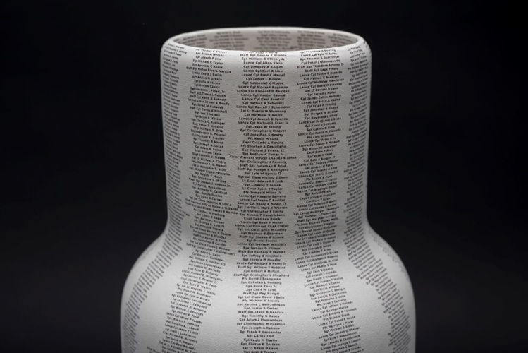 Picture of Iraq Memorial Vase