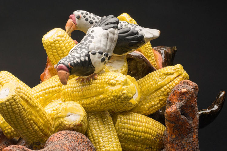 Picture of Bread Frog Making a Pig of Himself