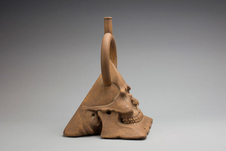 Picture of Pre-Columbian Pyramidal Skull No. III