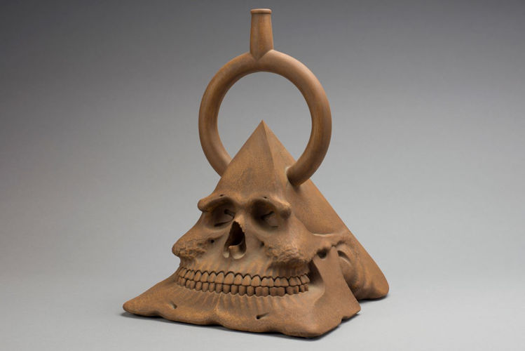 Picture of Pre-Columbian Pyramidal Skull No. III