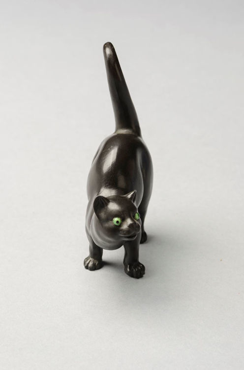 Picture of Cat in Black Basalt