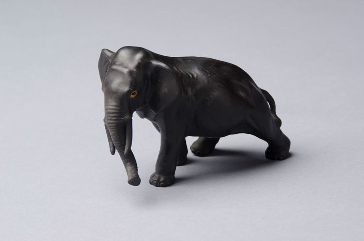 Picture of Elephant in Black Basalt