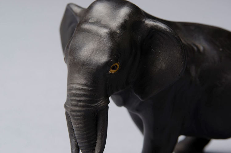 Picture of Elephant in Black Basalt