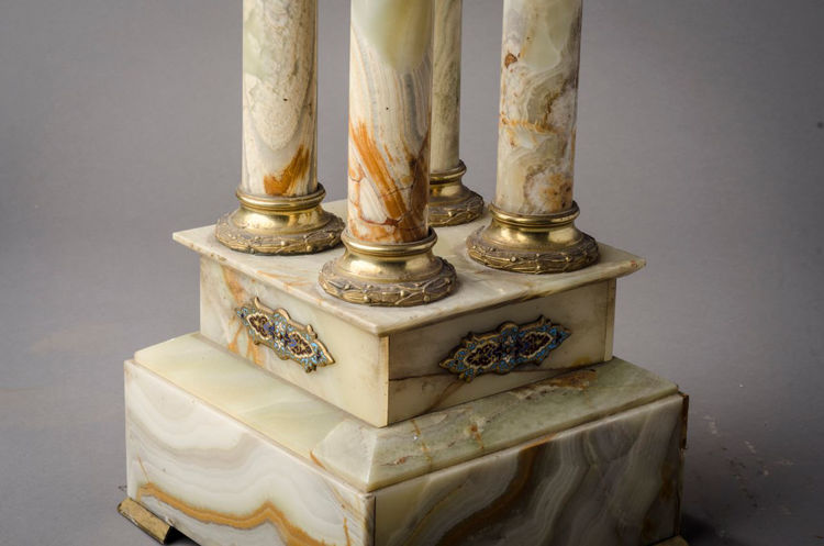 Picture of Green Onyx and Gilt-Bronze Pedestal