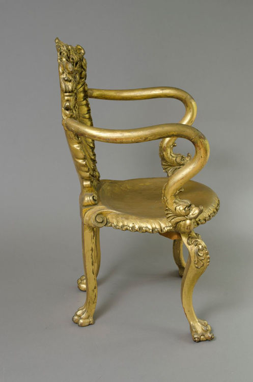 Picture of Armchair with Gilt Wood