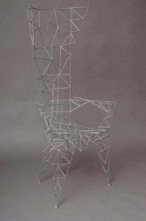 Picture of Cappellini Pylon Chair - Silver