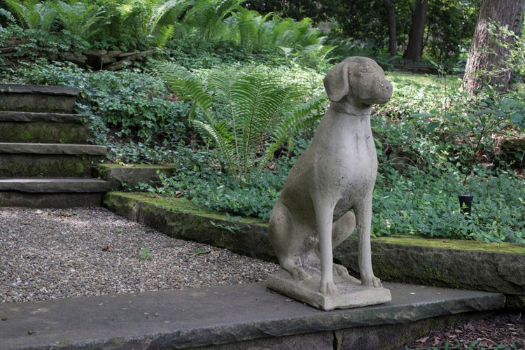 Picture of Sitting Dog Statue