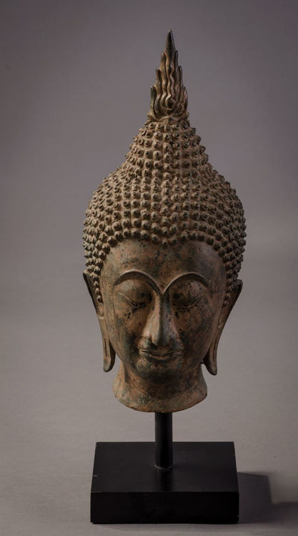 Picture of Buddha Head with Ushnisha