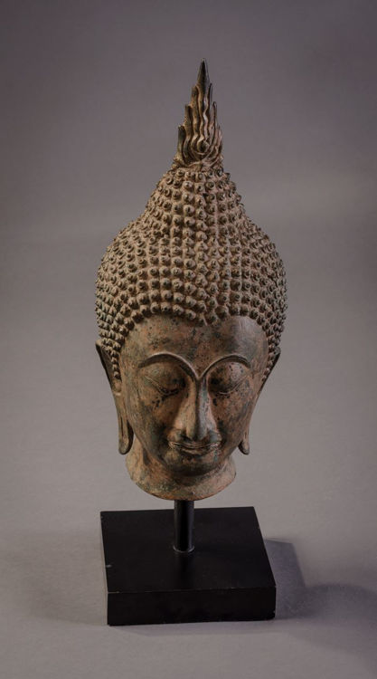 Picture of Buddha Head with Ushnisha