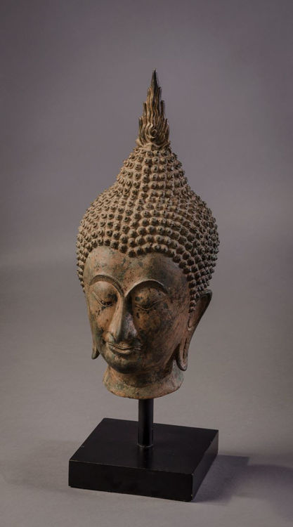 Picture of Buddha Head with Ushnisha