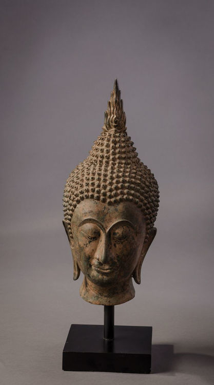 Picture of Buddha Head with Ushnisha