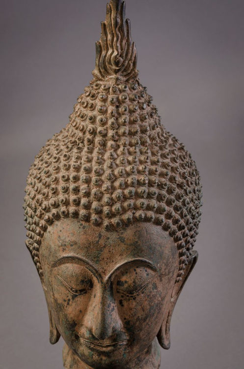 Picture of Buddha Head with Ushnisha