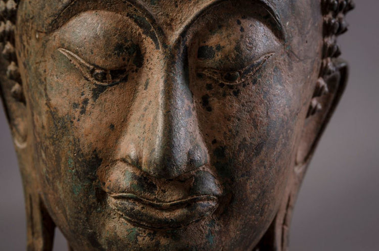 Picture of Buddha Head with Ushnisha