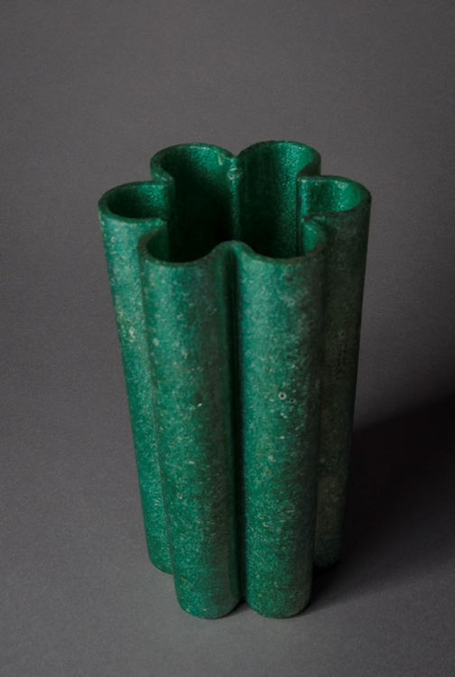 Picture of Green Lobed Vase