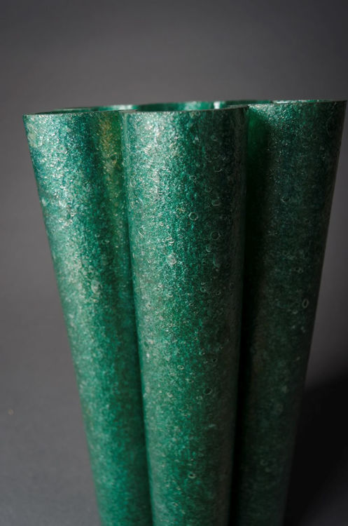 Picture of Green Lobed Vase