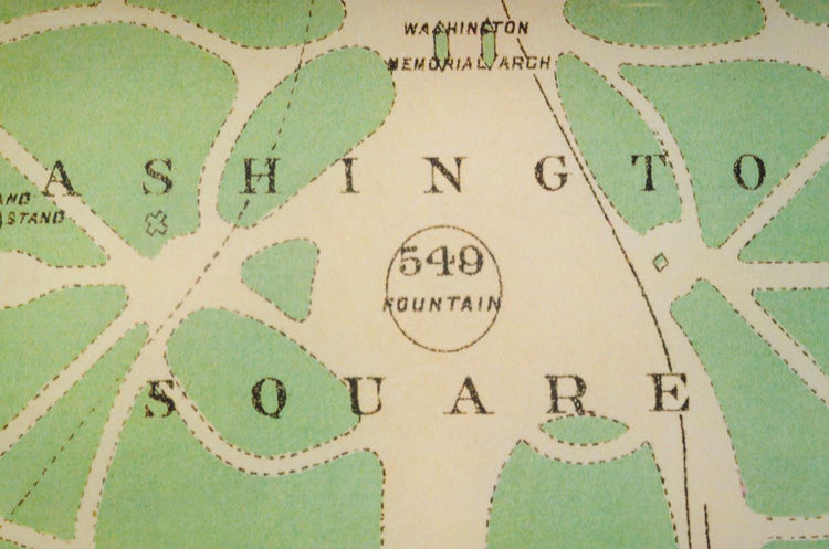 Picture of Washington Square Park Plate