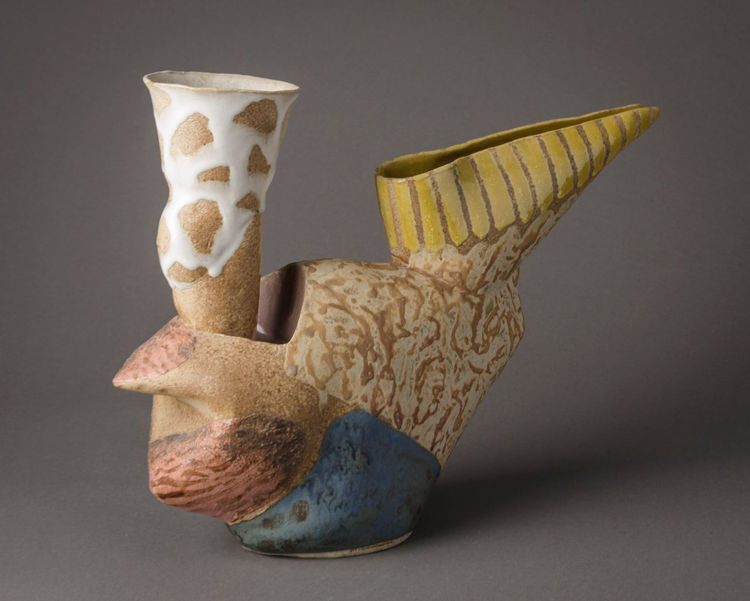 Picture of Sculptural Stoneware Ewer