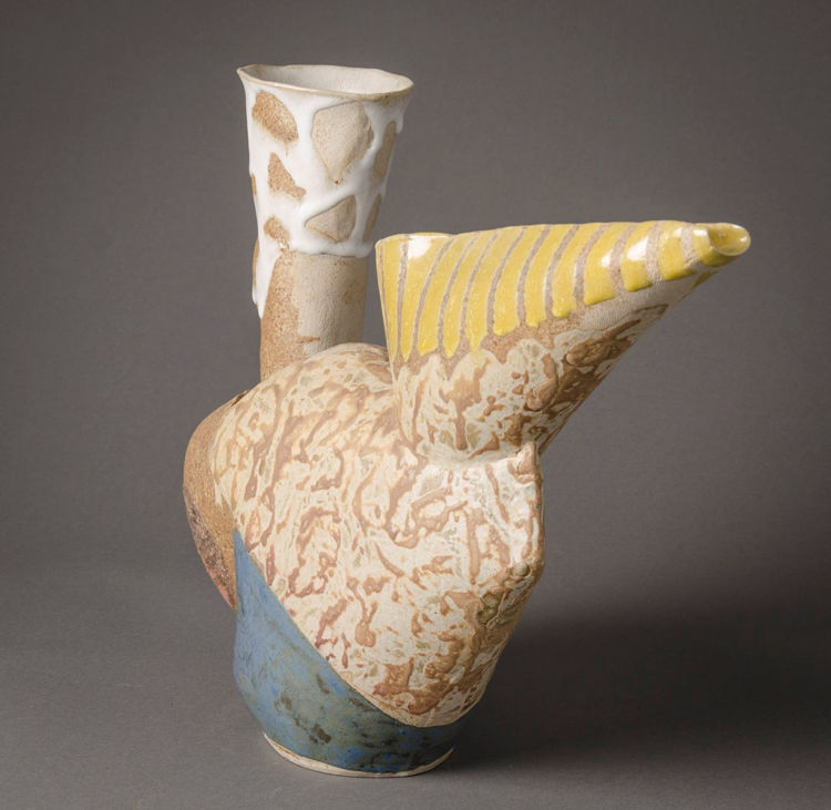 Picture of Sculptural Stoneware Ewer