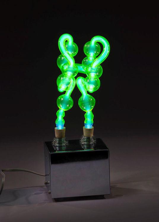 Picture of Green Neon Glass Sculpture