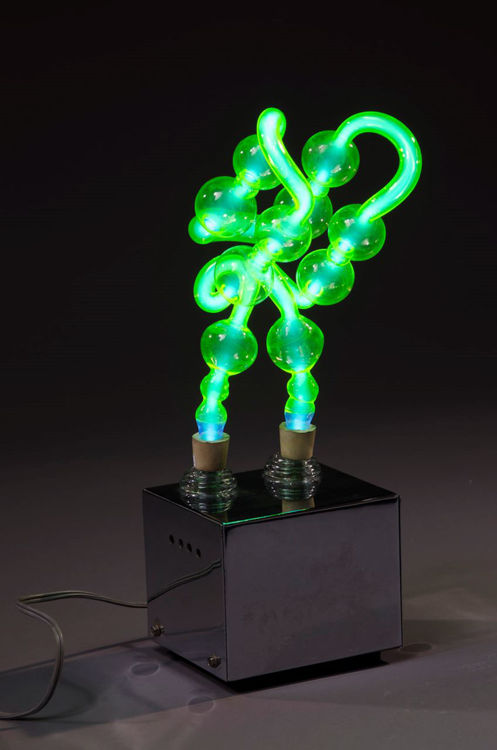 Picture of Green Neon Glass Sculpture