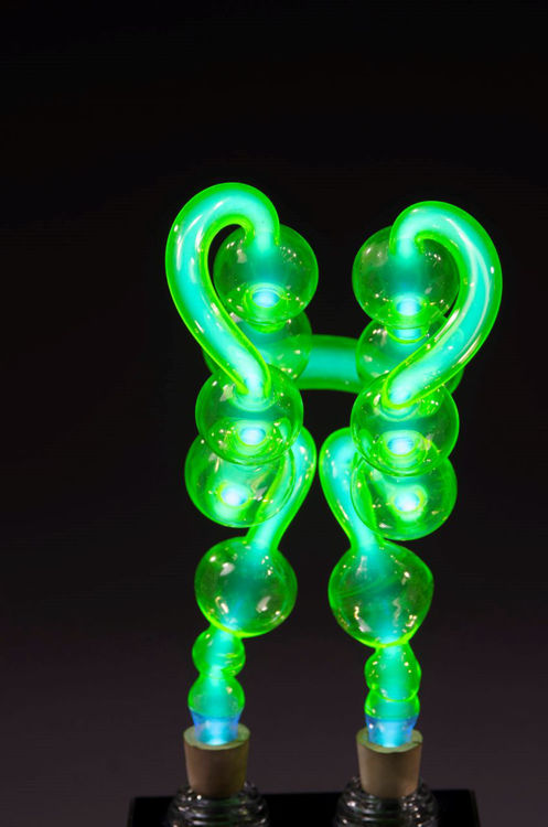 Picture of Green Neon Glass Sculpture