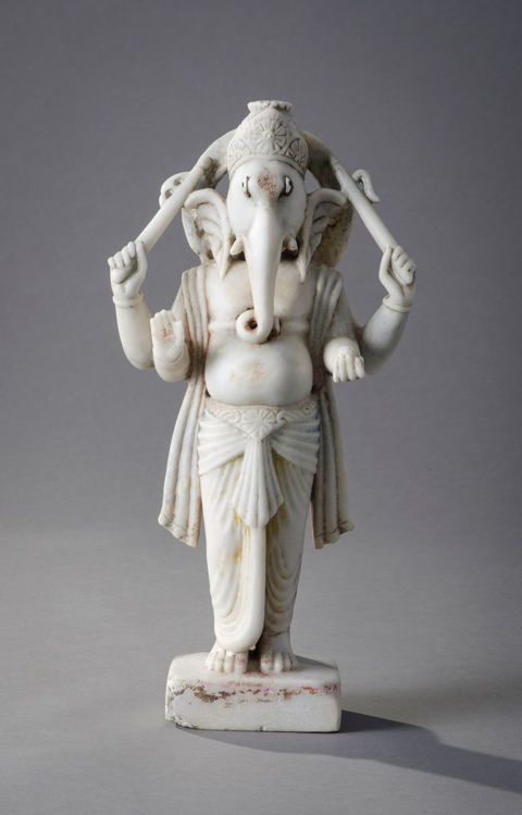 Picture of Standing Marble Ganesh