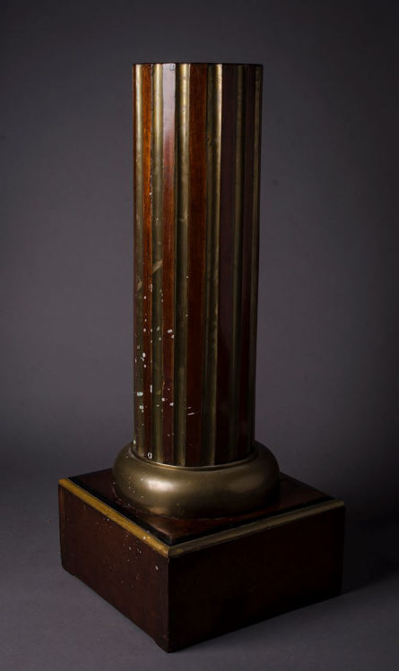 Picture of Brass Mounted Mahogany Pedestal