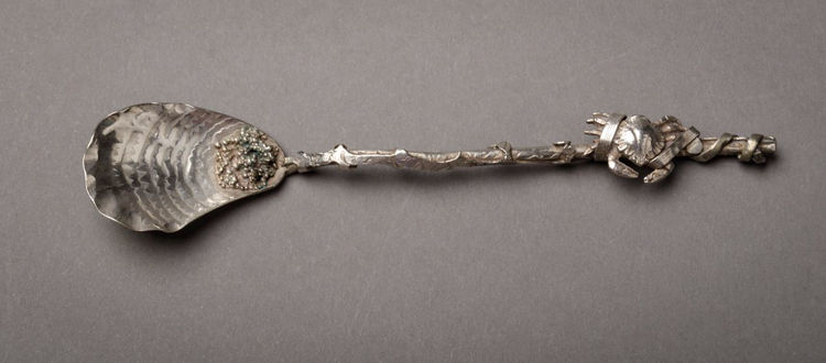 Picture of Narraganset with Crab Silver Spoon