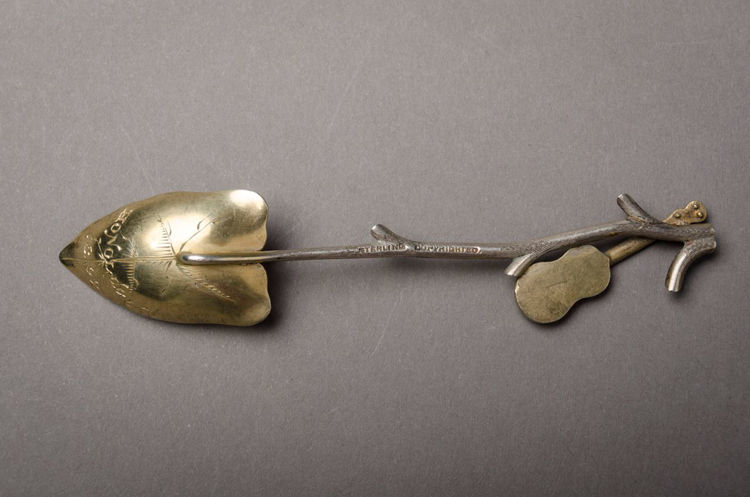 Picture of Silver Spoon - Parcel Gilt Leaf and Guitar