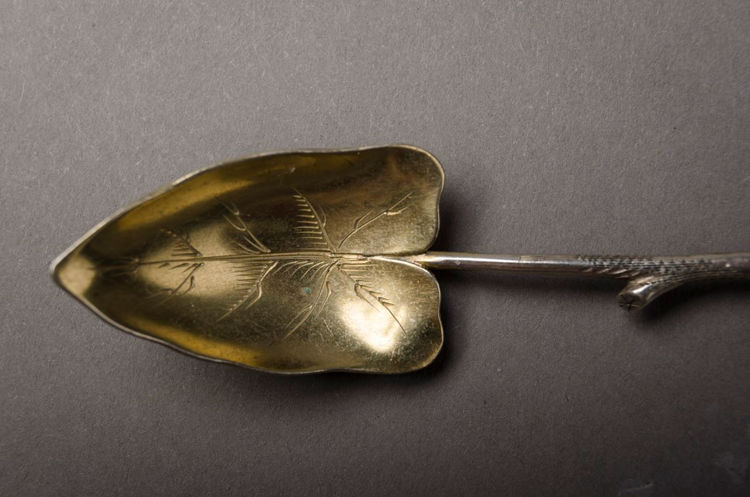 Picture of Silver Spoon - Parcel Gilt Leaf and Guitar