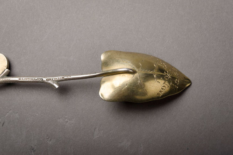 Picture of Silver Spoon - Parcel Gilt Leaf and Guitar