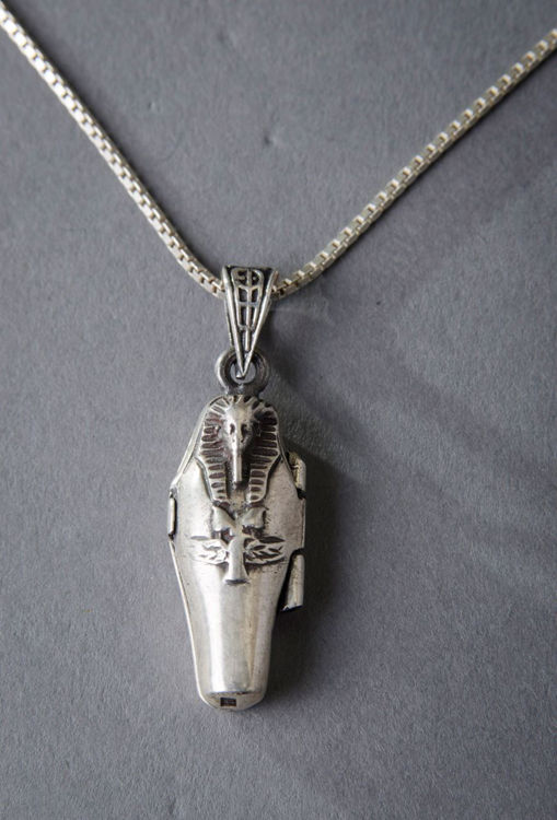 Picture of Sarcophagus Pendant with Mummy Necklace