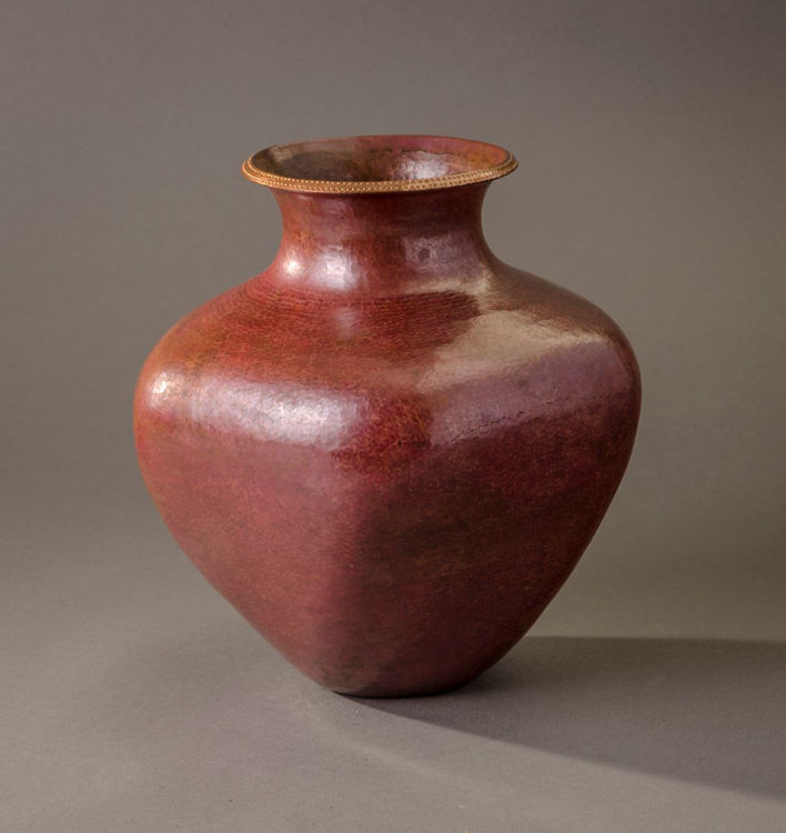 Picture of Hammered Copper Vase
