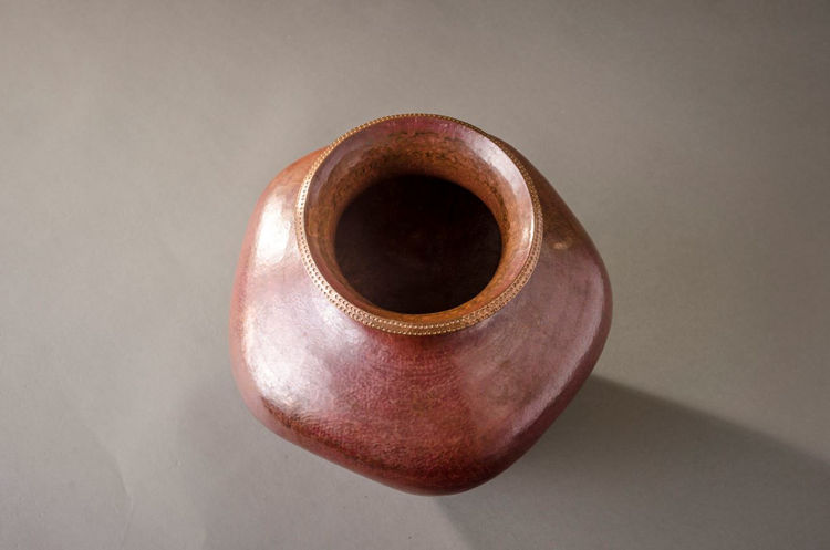 Picture of Hammered Copper Vase