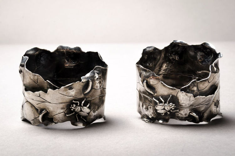 Picture of Japonesque Sterling Napkin Rings