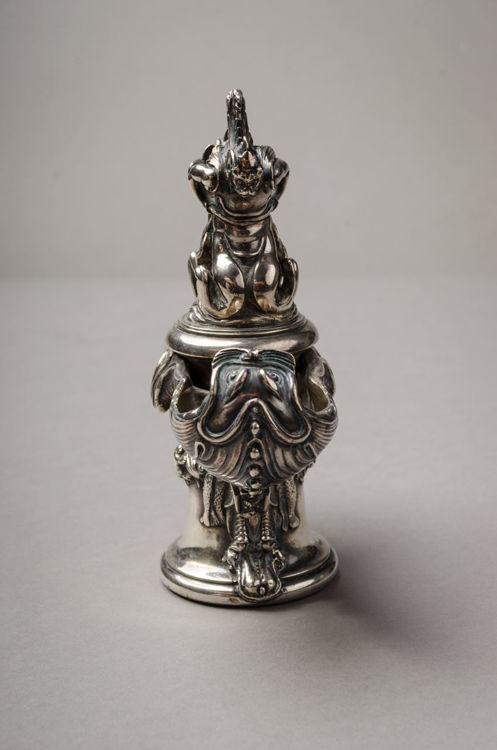 Picture of Figural 800 Silver Double Salt Cellar