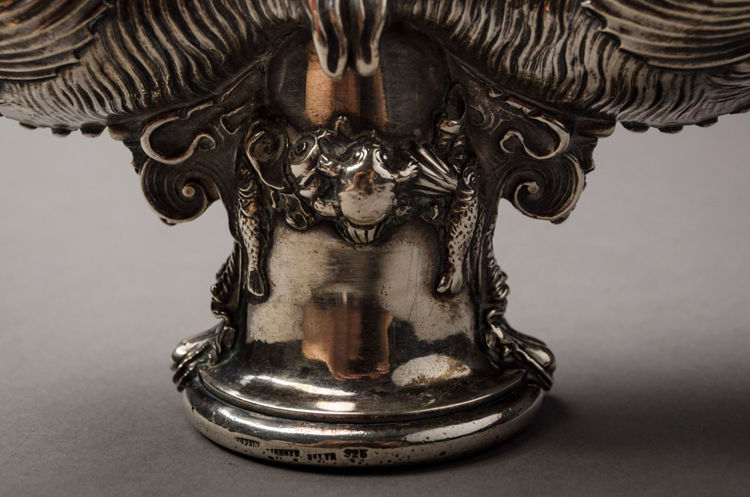 Picture of Figural 800 Silver Double Salt Cellar