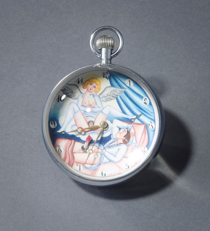 Picture of Angel Visiting Sleeping Man Ball Clock