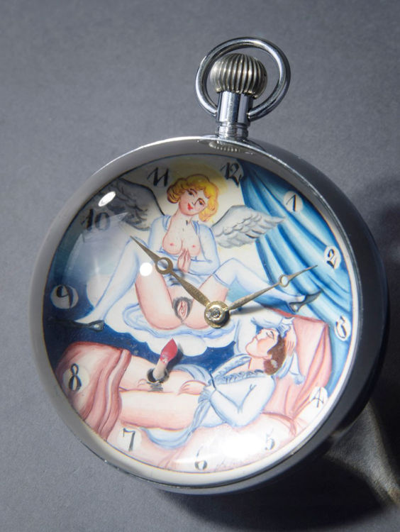 Picture of Angel Visiting Sleeping Man Ball Clock