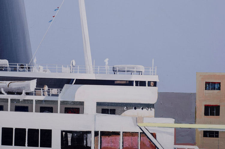 Picture of USS America. Pier 58