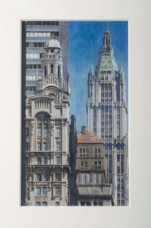 Picture of Lower Broadway, Woolworth Building