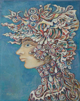 Picture of Flora in Blue