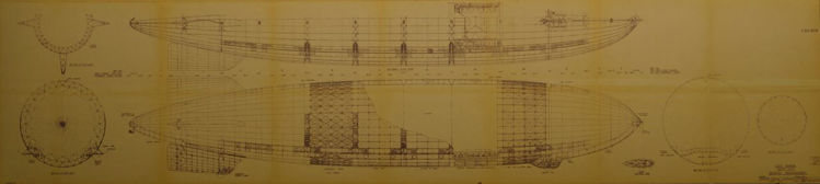 Picture of USS Akron Airship Plans