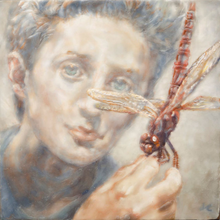 Picture of Boy with Dragonfly