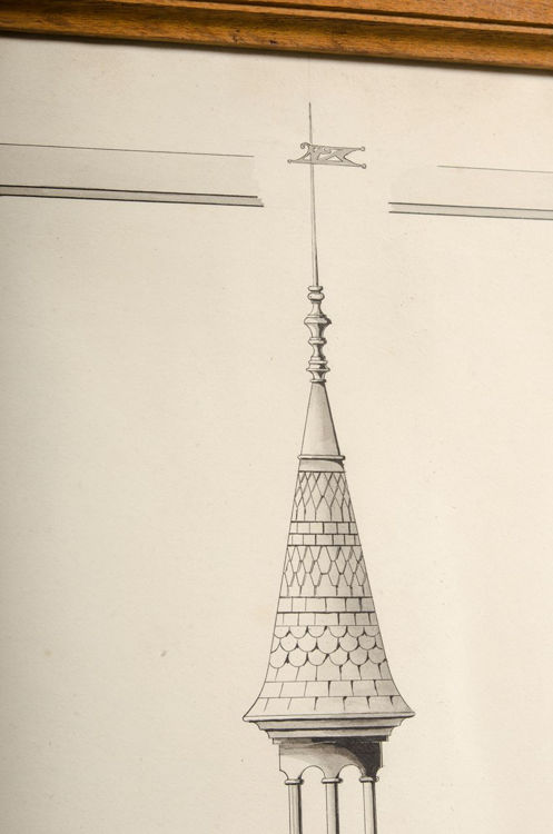 Picture of Drawing of Architectural Roof Model